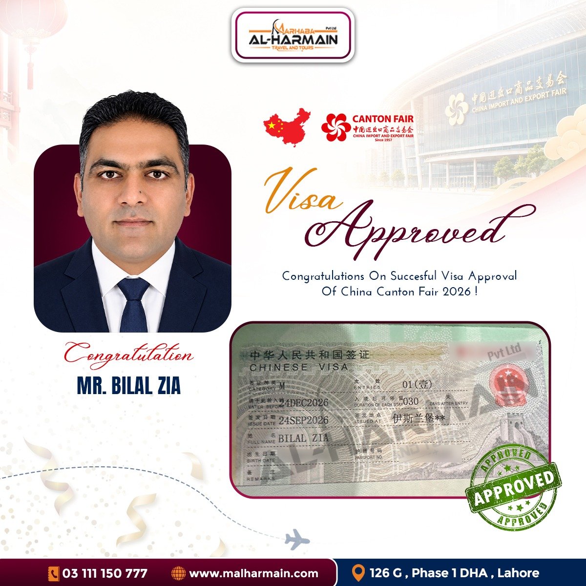 China visa approval